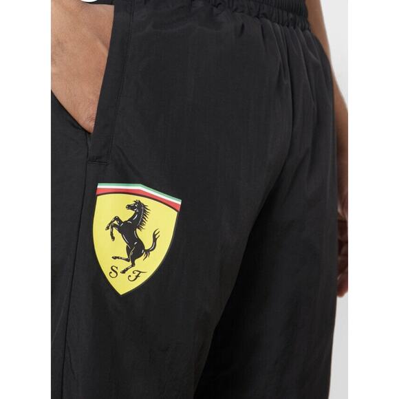 PUMA X Scuderia‎ FERRARI Street Woven Sz M Men’s Pants 596138_02 Black - Picture 7 of 8